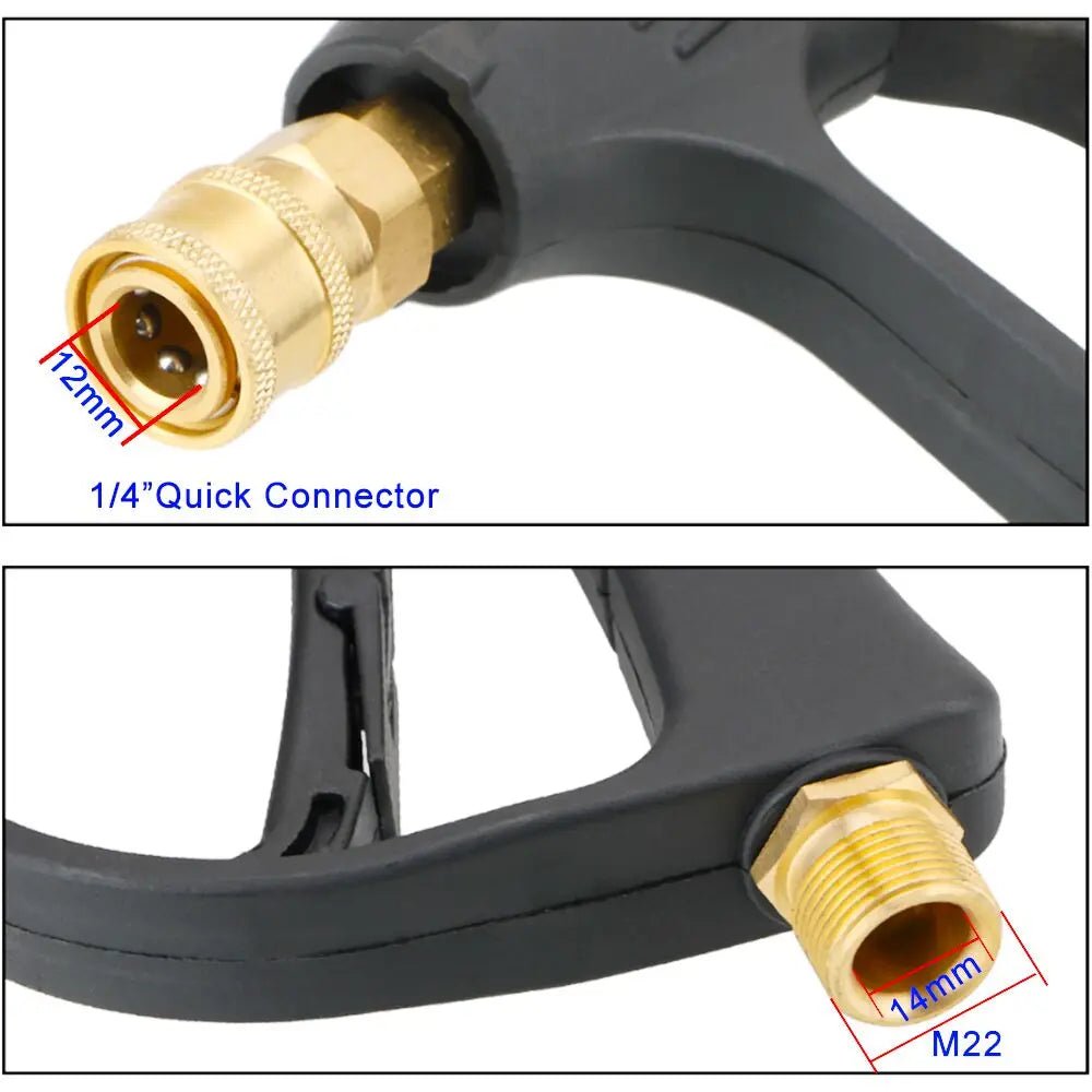 Pressure Washer Spray Gun 2200psi with 1/4" Quick Connect ShineShop.xyz.