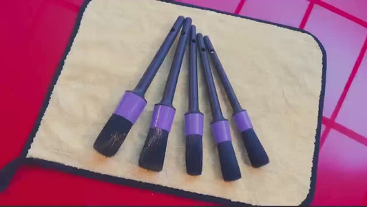 5 Pack Purple Soft Detail Brushes
