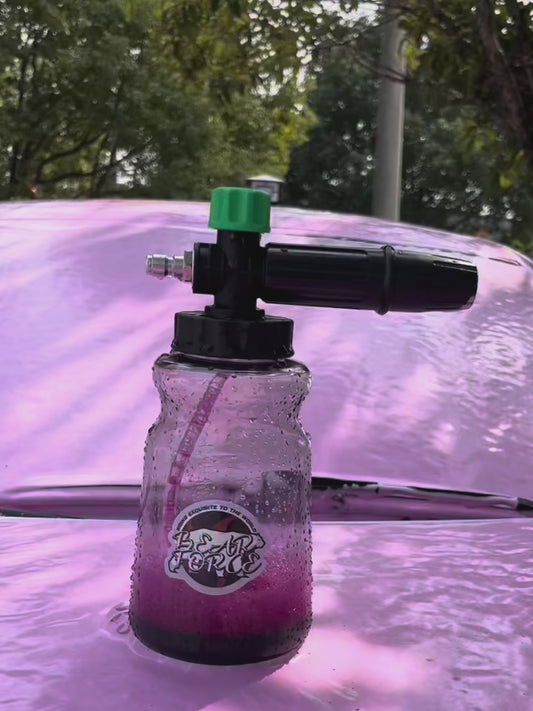 BearForce Car Wash Foam Cannon for Pressure Washer - 1/4” Quick Connect - Black