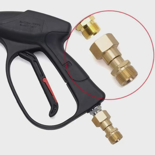 Pressure Washer Swivel Fitting Connector Joint, M22 14mm & 15mm Thread