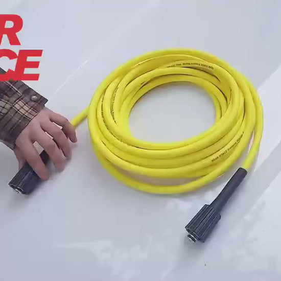 2900psi Super Flexible Yellow Pressure Washer Hose Kink Resistant Extension M22 ShineShop.xyz.