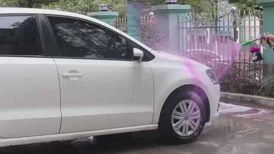 Green Foam Cannon + Graffiti Stubby Sprayer Pistol Combo - Choose your Connector