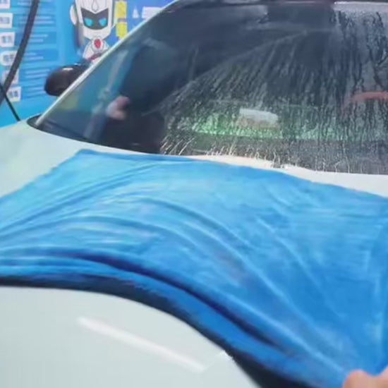 AUTOBRIGHT Premium 1300gsm Microfiber Car Drying Blanket - Thick Soft Towel ShineShop.xyz.
