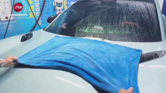 AUTOBRIGHT Premium 1300gsm Microfiber Car Drying Blanket - Thick Soft Towel ShineShop.xyz.