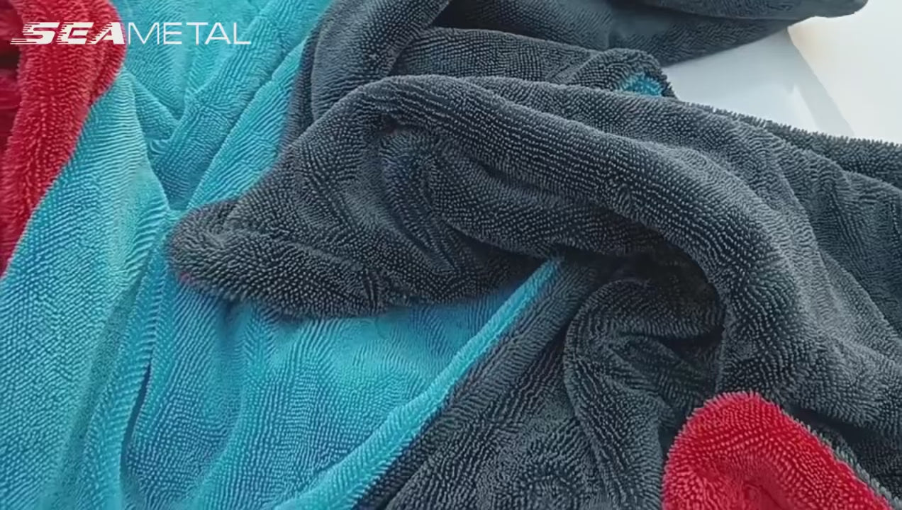 SEAMETAL High-end Microfiber Drying Blanket 1200GSM High Water Absorption Car Wash Towel ShineShop.xyz.