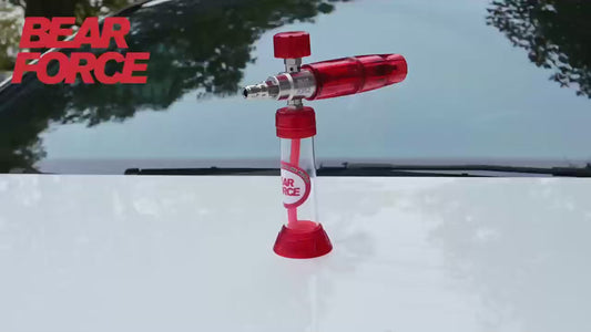 Upgraded Red Mini Foam Cannon Pro - No Water Added