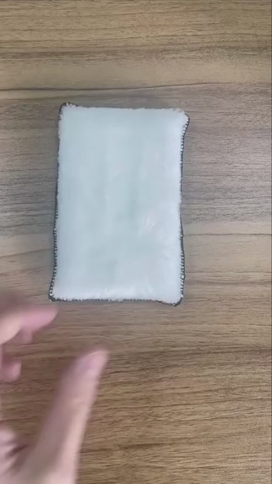 Soft Scrub Double Sided Microfiber Sponge - Perfect for Car Interior Cleaning