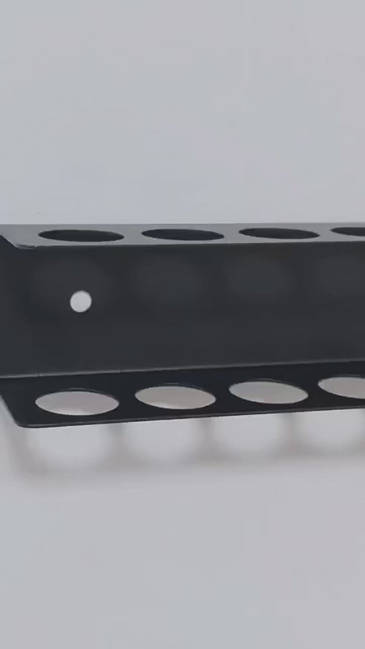 Detail Brush Organizer Wall-mounted 14-hole Hardware Tool Storage