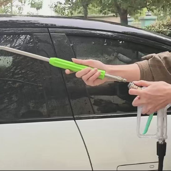 Stainless Steel Car Wash Pressure Washer Extension Wand with 1/4” Quick Plug ShineShop.xyz.