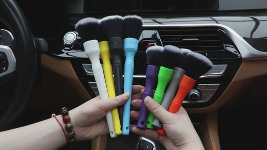 Soft Bristle Car Detailing Brush Set