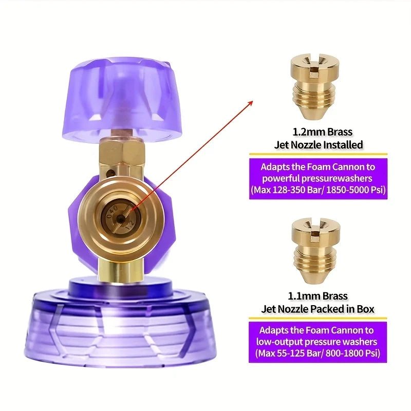 Purple Pressure Washer Foam Cannon ShineShop.xyz.