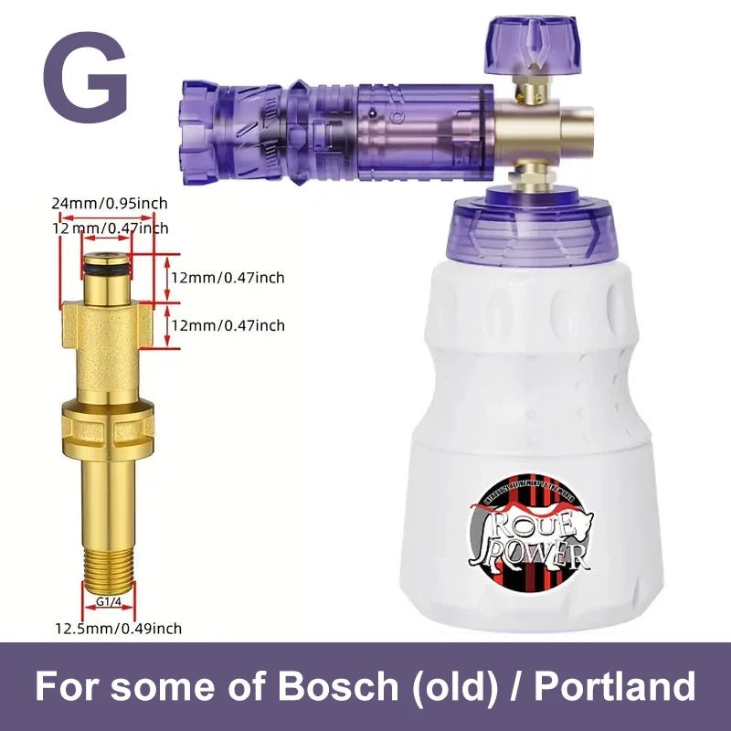 Purple Pressure Washer Foam Cannon ShineShop.xyz.