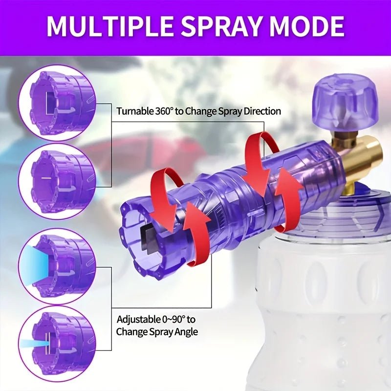 Purple Pressure Washer Foam Cannon ShineShop.xyz.