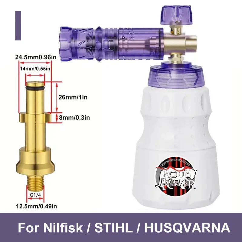 Purple Pressure Washer Foam Cannon ShineShop.xyz.