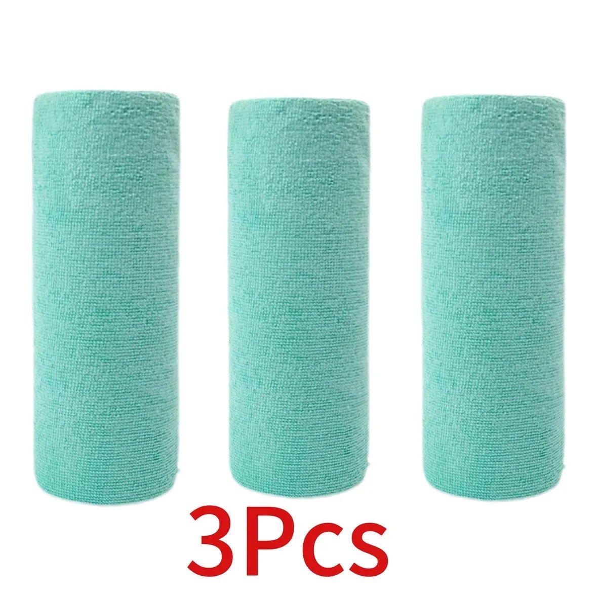 Reusable 8" Microfiber Home Kitchen & Shop Towel Rolls - Paper Towel Replacement - 1 Roll of 20 Sheets ShineShop.xyz.