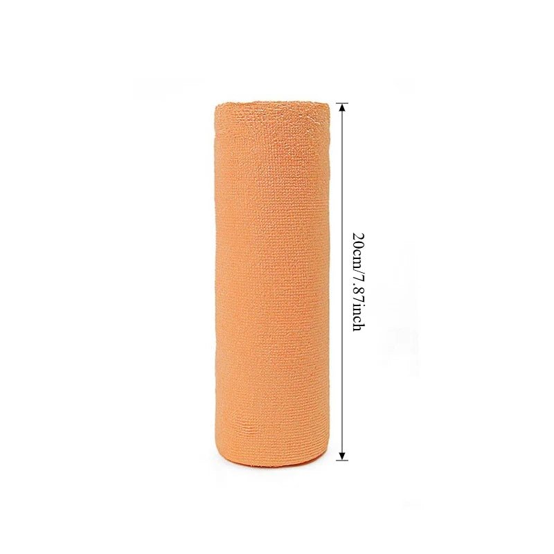 Reusable Microfiber Towel Roll - Cleaning Wipe for Home Kitchen Dish & Shop Rags - Paper Towel Replacement 1 Roll of 20 Sheets ShineShop.xyz.