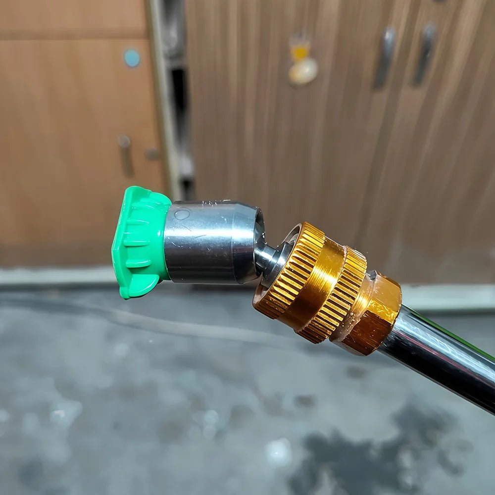 Rotating Pressure Washer Nozzle Set - 1/4'' Quick Connect Rotary Spray Jet Tip ShineShop.xyz.