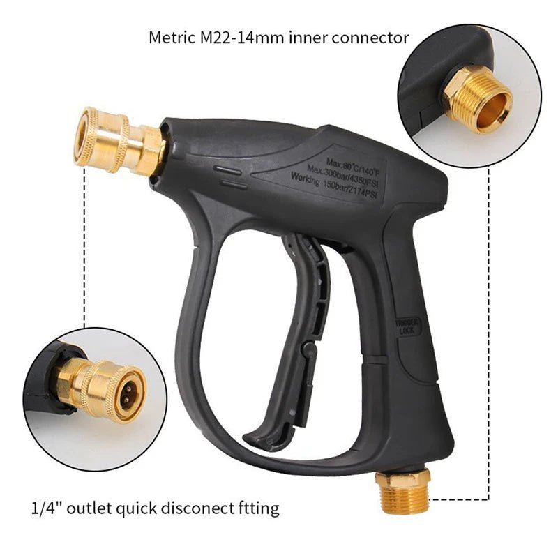 Shorty 2200lbs. Car Wash Spray Gun Set ShineShop.xyz.