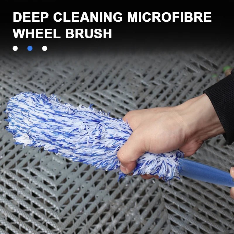 Soft Microfiber Padded Wheel Brush ShineShop.xyz.
