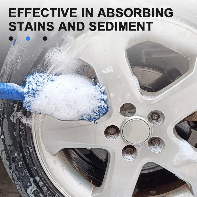 Soft Microfiber Padded Wheel Brush ShineShop.xyz.