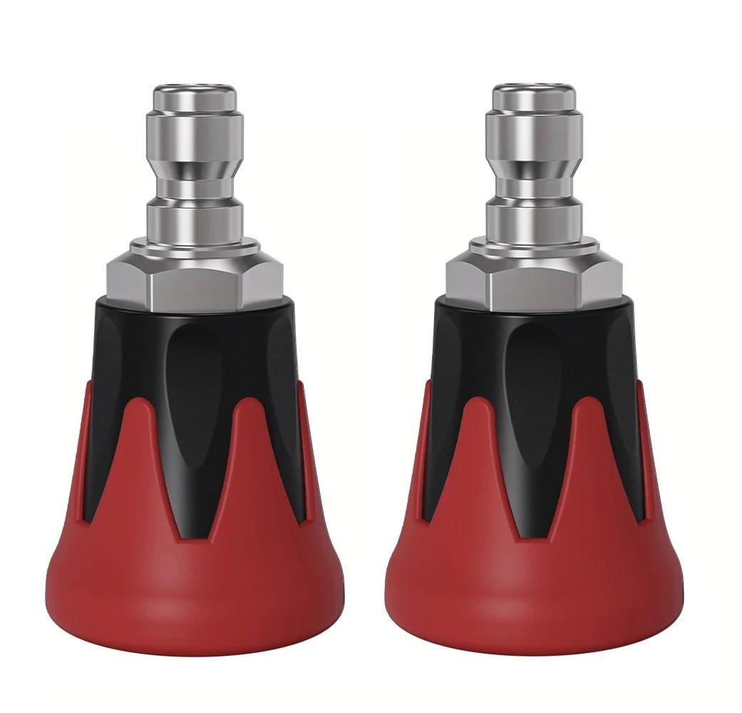 Soft Rubberized Anti - Scratch Nozzle - 1/4" quick connection - ShineShop.xyz