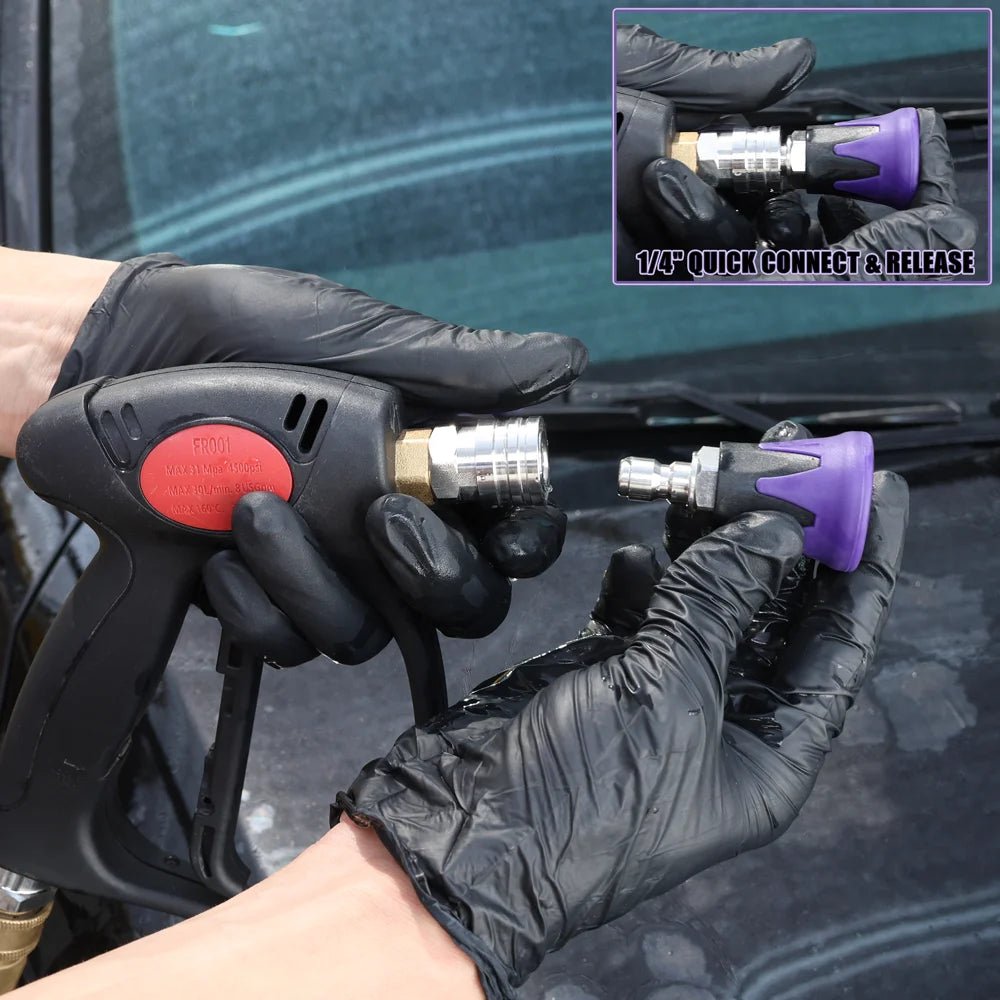 Soft Rubberized Anti-Scratch Nozzle - 1/4" quick connection ShineShop.xyz.