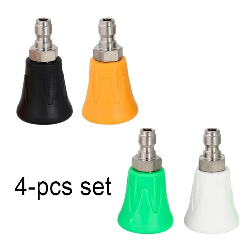 Soft Rubberized Car Wash Sprayer Nozzle Tip Set with Rubber Cover ShineShop.xyz.