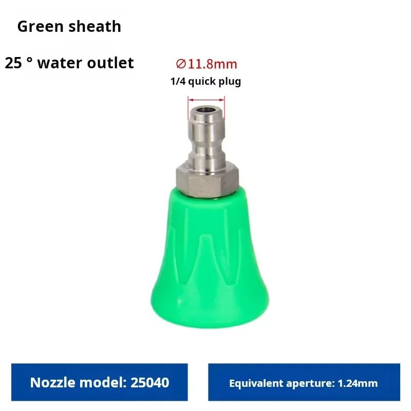 Soft Rubberized Car Wash Sprayer Nozzle Tip Set with Rubber Cover ShineShop.xyz.