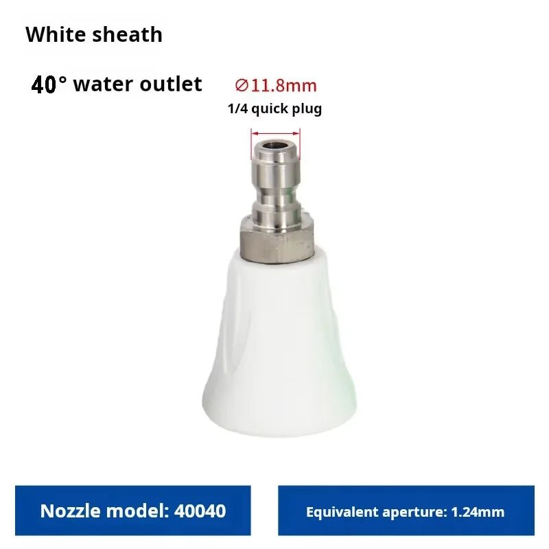 Soft Rubberized Car Wash Sprayer Nozzle Tip Set with Rubber Cover ShineShop.xyz.