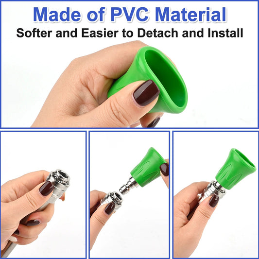 Soft Rubberized Car Wash Sprayer Nozzle Tip Set with Rubber Cover ShineShop.xyz.