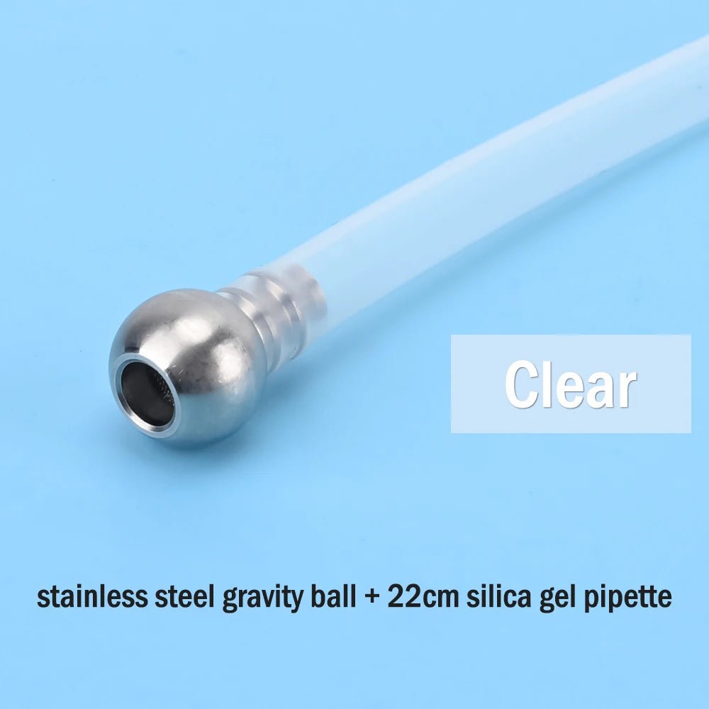 Stainless Steel Weighted Filter Pickup Silicone Tube Upgrade for Foam Cannons - 1 pc. ShineShop.xyz.