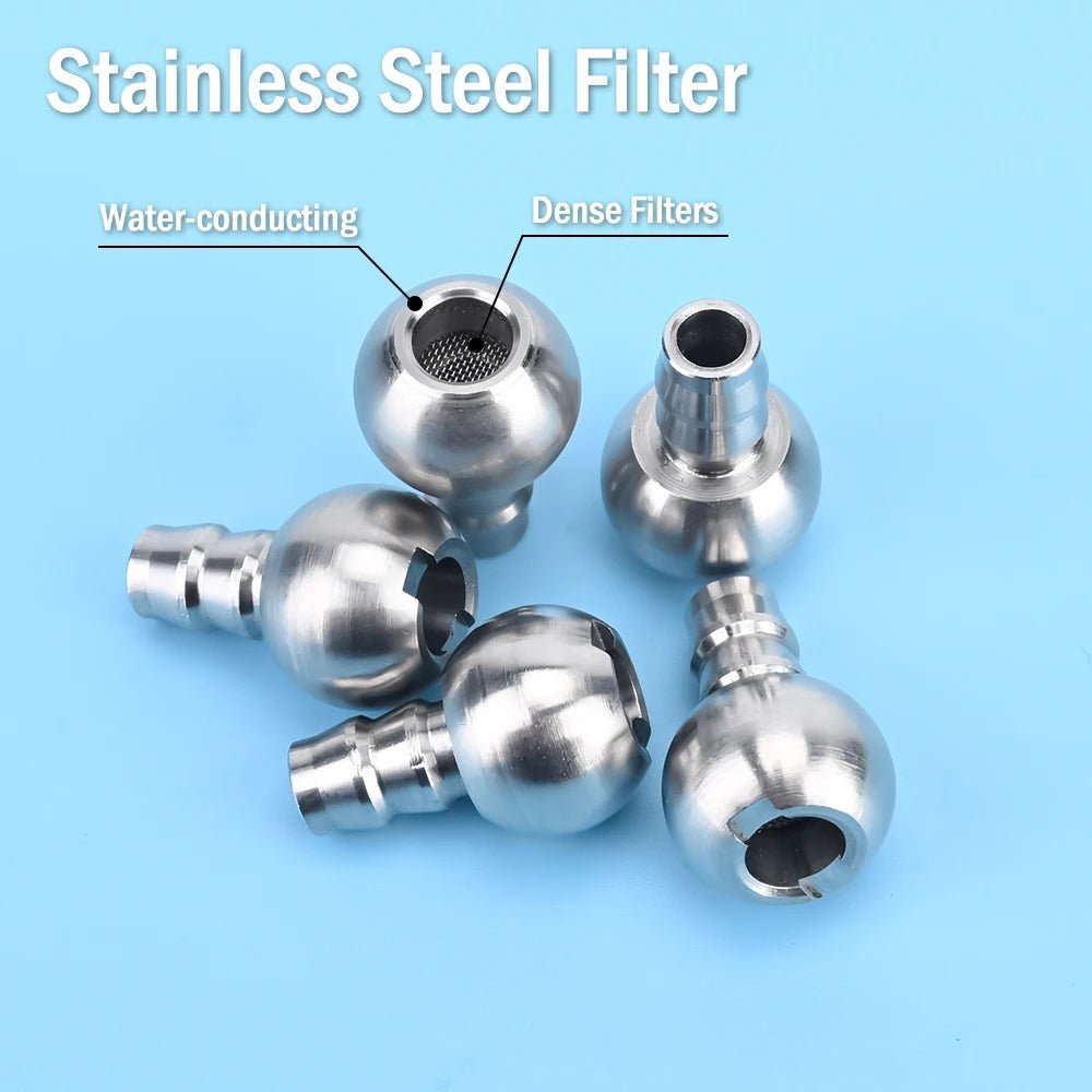 Stainless Steel Weighted Filter Pickup Silicone Tube Upgrade for Foam Cannons - 1 pc. ShineShop.xyz.