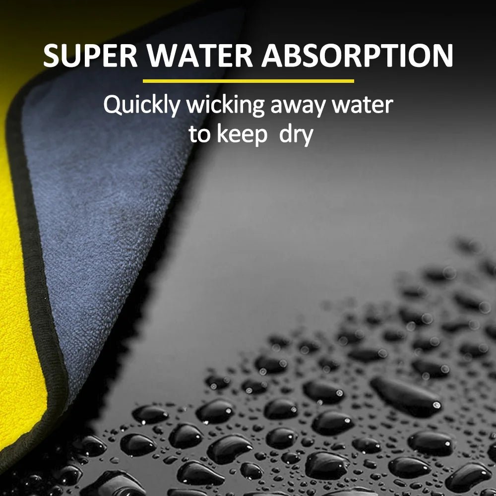 Super Absorbent Thick Microfiber Towel ShineShop.xyz.