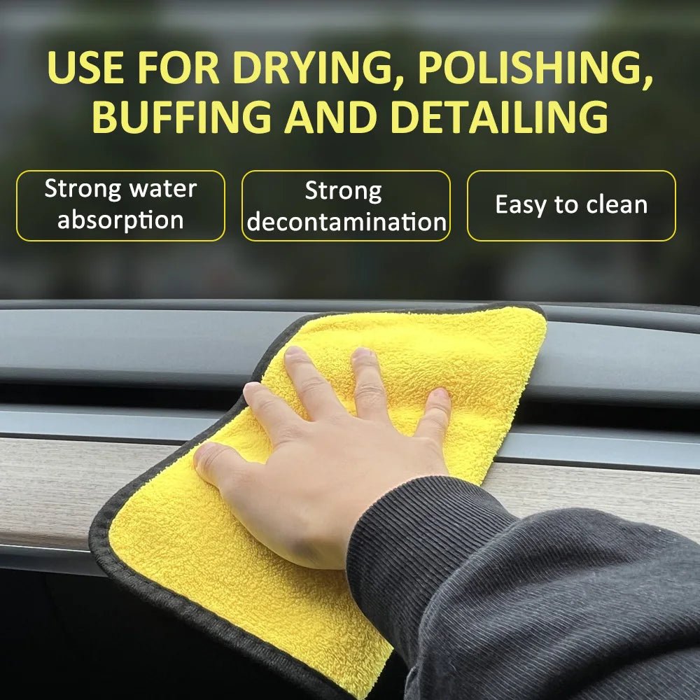 Super Absorbent Thick Microfiber Towel ShineShop.xyz.