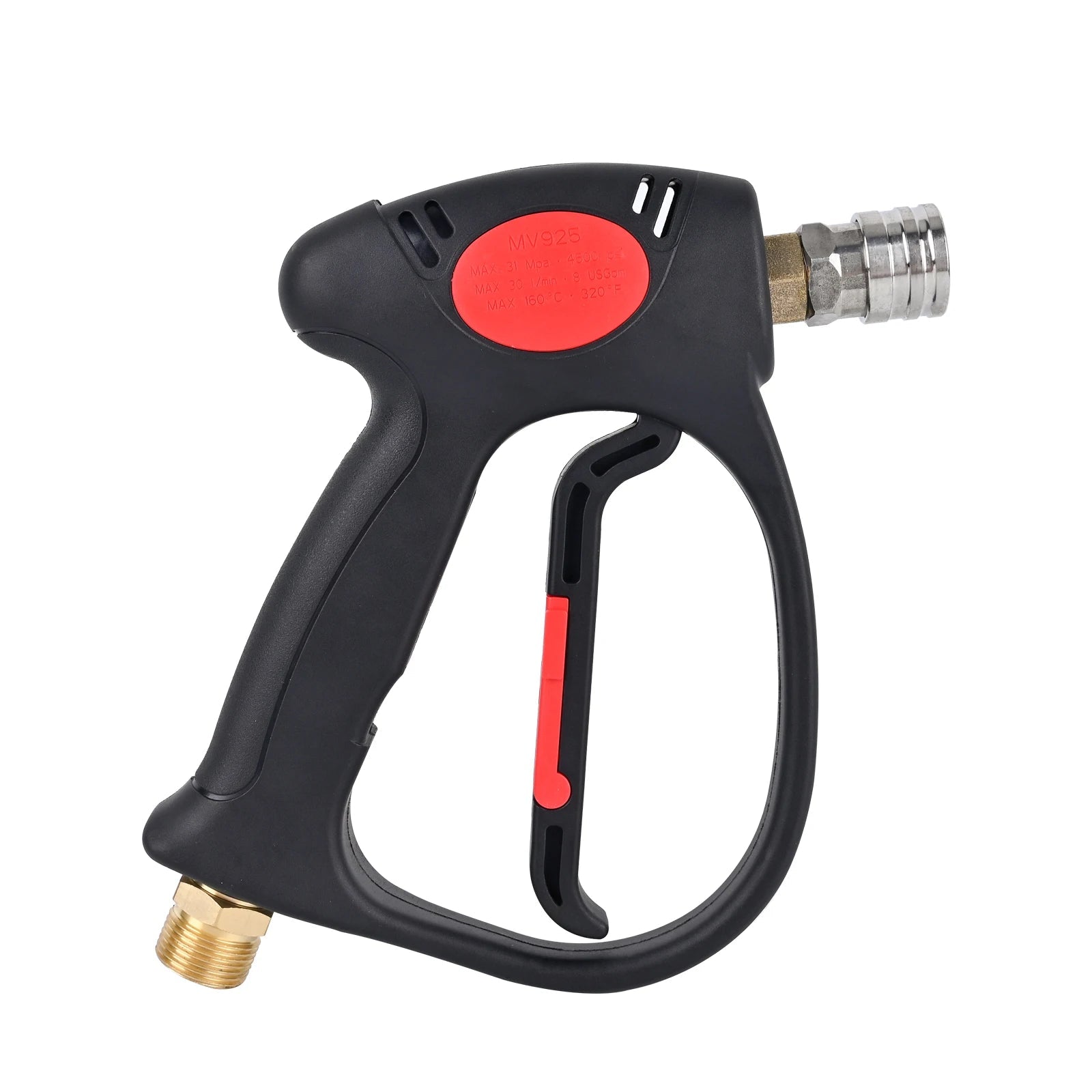 Swiveling Shorty Spray Gun - 3/8" Quick Connect ShineShop.xyz.