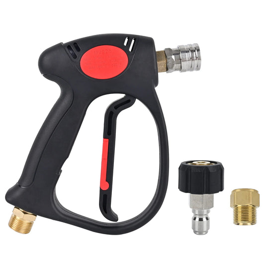 Swiveling Shorty Spray Gun - 3/8" Quick Connect ShineShop.xyz.