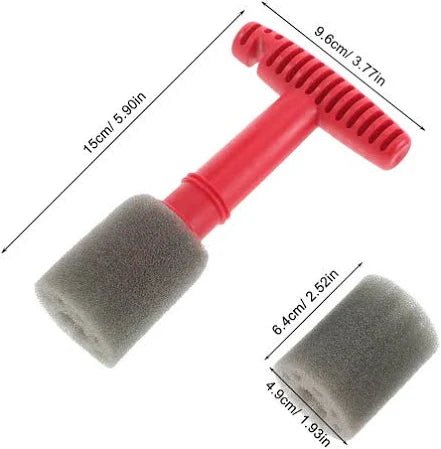 T-Handle Lug Nut Wheel Cleaning Brush ShineShop.xyz.