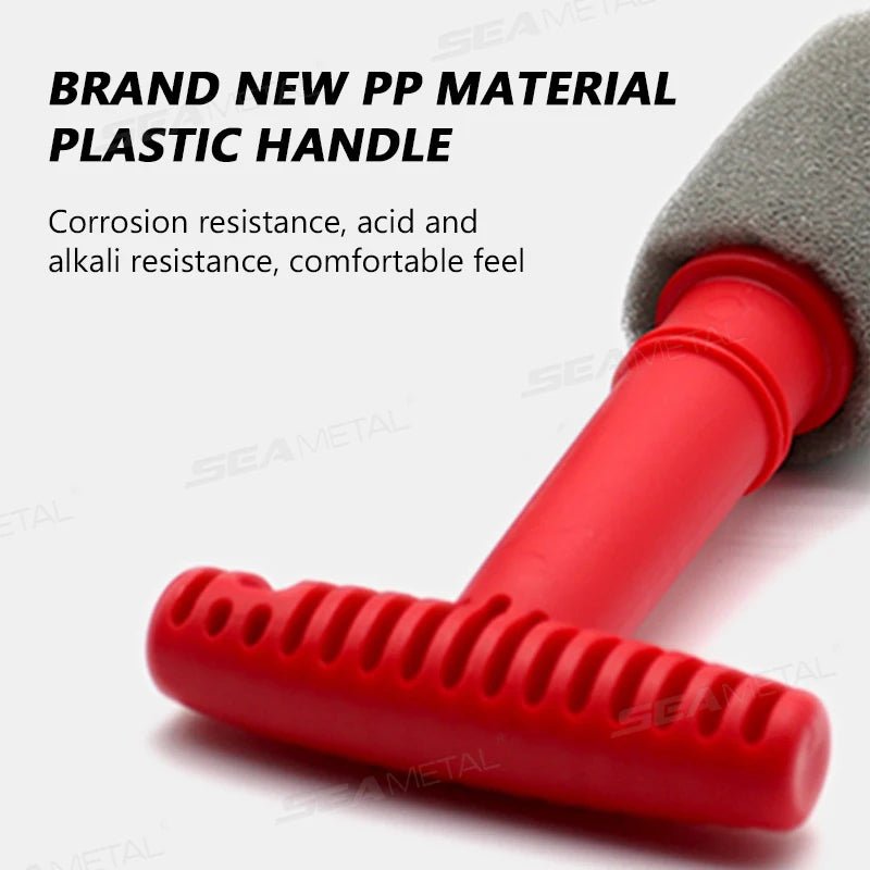 T-Handle Lug Nut Wheel Cleaning Brush ShineShop.xyz.