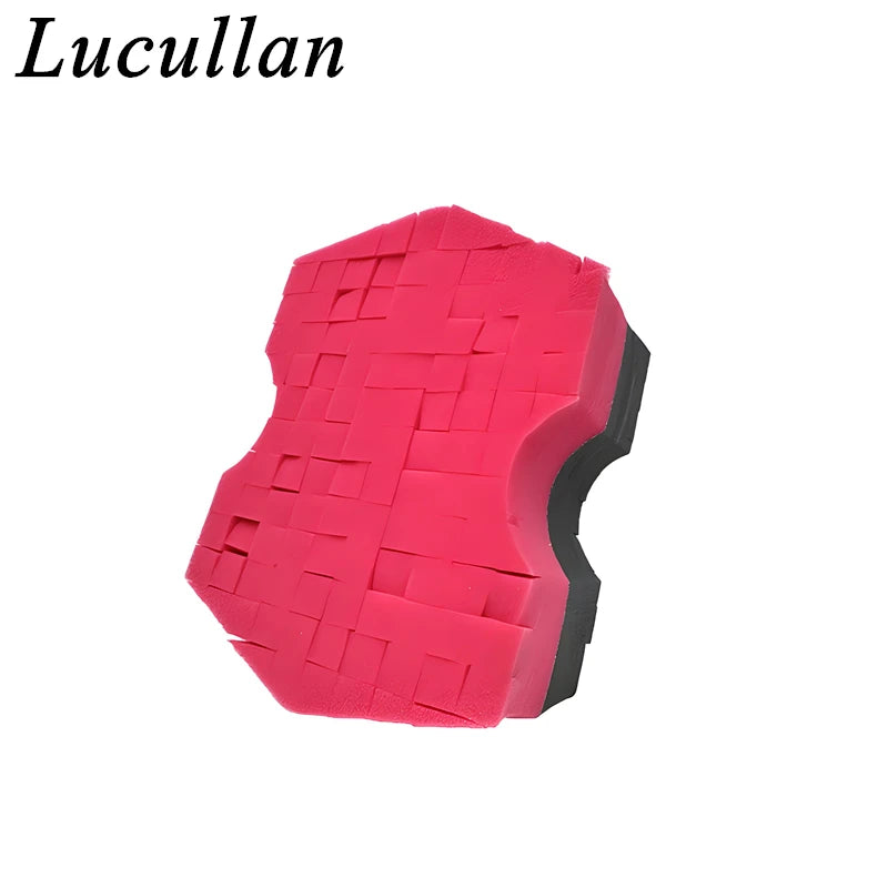 Big Grid 2.0 Double Side Cross-Cut Sponge - Better Grip and Access Tight Spaces for Rinse-less Car Wash
