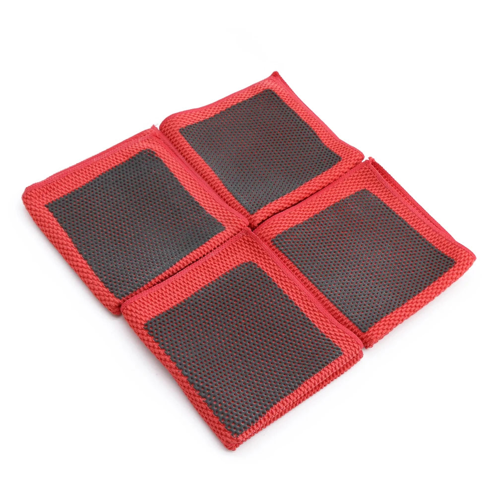 v3.0 Quad Folding Perforated Clay Decontamination Towels | Fine Grade Auto Detailing Clay Bar Towel