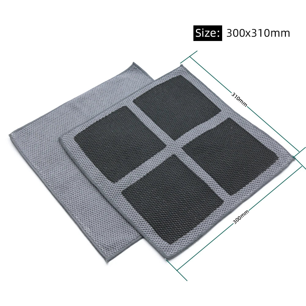 v3.0 Quad Folding Perforated Clay Decontamination Towels | Fine Grade Auto Detailing Clay Bar Towel