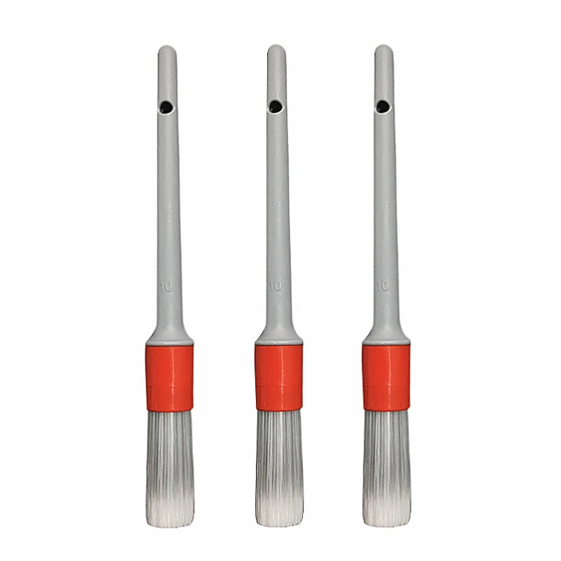 Gray PP Handle Super Soft Synthetic Bristle Detailing Brush Set