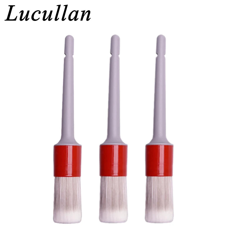 Gray PP Handle Super Soft Synthetic Bristle Detailing Brush Set