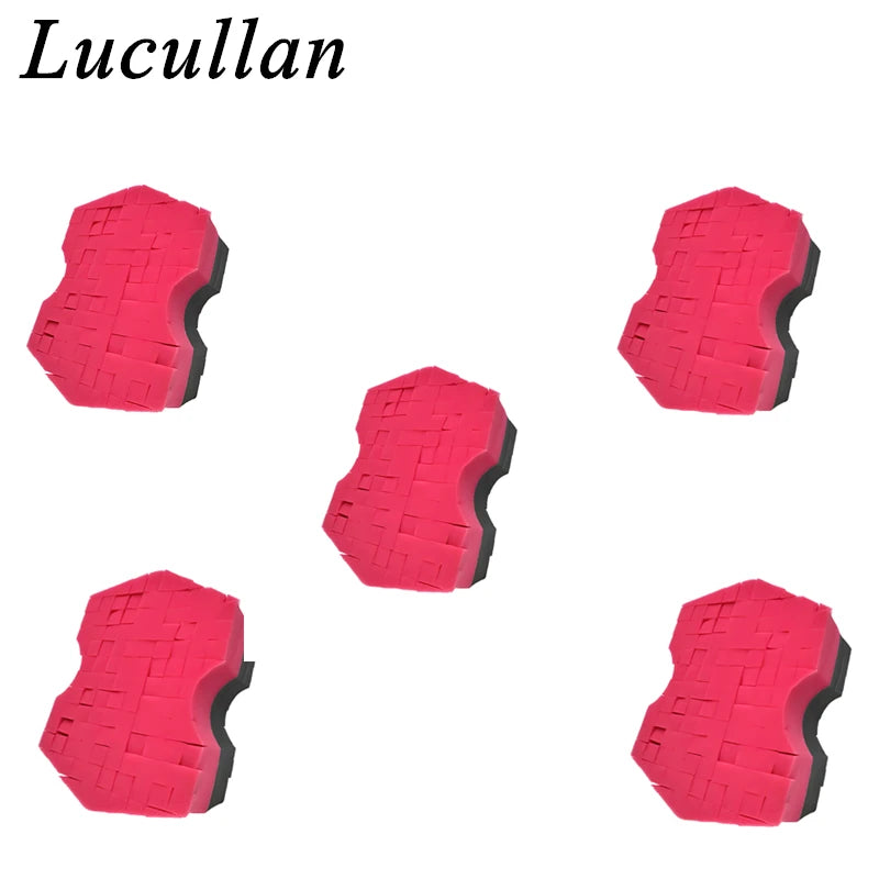 Big Grid 2.0 Double Side Cross-Cut Sponge - Better Grip and Access Tight Spaces for Rinse-less Car Wash