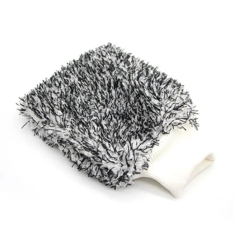 Microfiber Car Wash Gloves Soft - High Density Scratch Free
