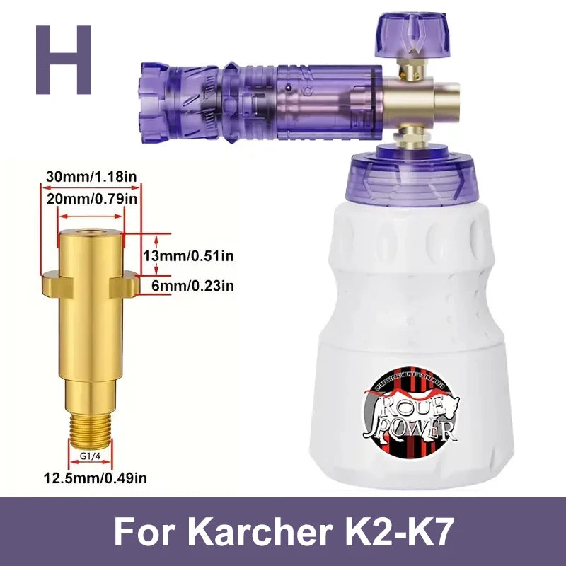 Purple Pressure Washer Foam Cannon