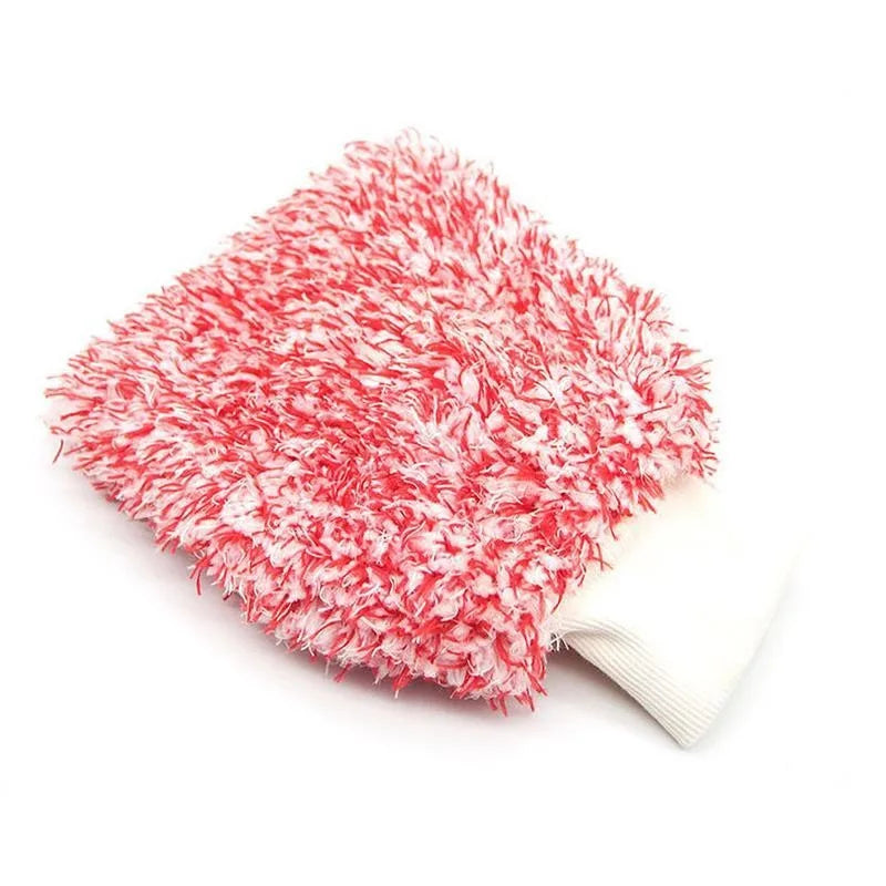 Microfiber Car Wash Gloves Soft - High Density Scratch Free
