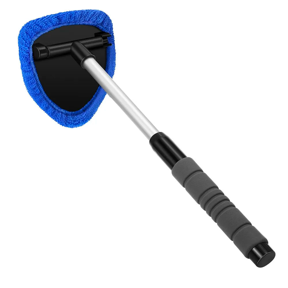Telescopic Car Windshield Cleaning Brush - Microfiber Window Glass Cleaner Wand